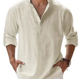 Piotr - Breathable Men's Linen Shirt