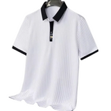 Marek - elegant striped polo