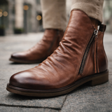 Vega Leather Ankle Boots