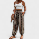 Anna - Pants with Ethnographic Pattern