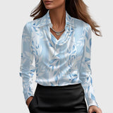 Dana - Elegant blouse made of shiny satin
