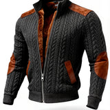 Valdenzo Knitted Jacquard Outdoor Jacket