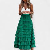 Valerie - Boho Skirt with Mesh Satin Finish