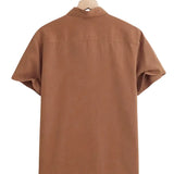 Casual Short Sleeve Cotton Shirt