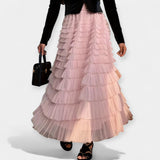 Kristýna - Elegant Tulle Skirt with Decorative Detail