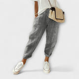 Sanne - Comfortable Ribbed Pants