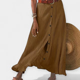 Klára - Semi-transparent midi skirt with a slit
