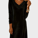 Frosina - Loose Velvet Dress