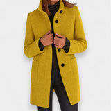 Nela - Elegant coat with a high collar