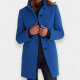 Nela - Elegant coat with a high collar