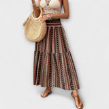 Comfortable patterned skirt