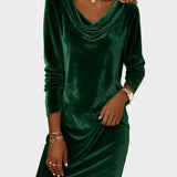 Frosina - Loose Velvet Dress