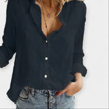 Nela - Comfortable Linen Blouse