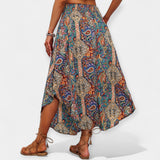 Lucie - Floral Midi Skirt with High Waist