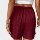 Nina - Stylish Shorts with Front Pleats