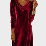 Frosina - Loose Velvet Dress