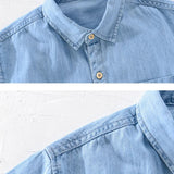 Short Sleeve Denim Shirt