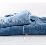 Short Sleeve Denim Shirt