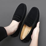 Suede Boat Moccasins