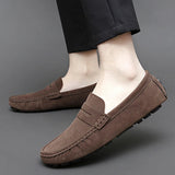 Suede Boat Moccasins
