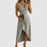 Valerie - Elegant Wrap Dress with V-Neck