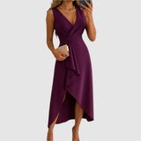Valerie - Elegant Wrap Dress with V-Neck