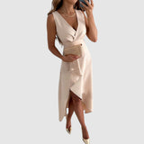 Valerie - Elegant Wrap Dress with V-Neck