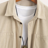 Casual Corduroy Cardigan