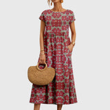 Valencia - Elegant Floral Dress