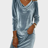 Frosina - Loose Velvet Dress
