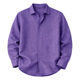 Men's Kensington Shirt in Lightweight Linen with a Relaxed Fit