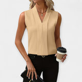 Leontýna - Elegant Sleeveless Top