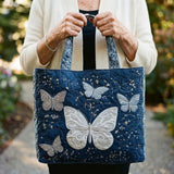 Handmade Butterfly Bag in Silver