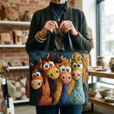 Handmade Fun Pony Shopping Bag