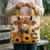 Tote bag with butterfly pillow and bow
