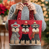Handmade Bag - Trio of Schnauzers