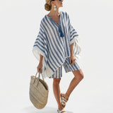 Salomé - Striped Set Blouse and Shorts