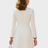 Ksenia – midi dress contrast