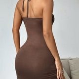 Karolína – Chocolate Mini Dress
