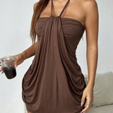 Karolína – Chocolate Mini Dress