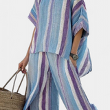 Laura - Striped Malwa Set