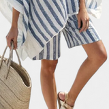 Salomé - Striped Set Blouse and Shorts