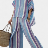Laura - Striped Malwa Set