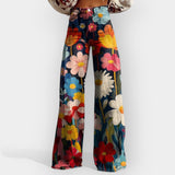 Laura - Floral Wide-Leg Trousers