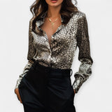 Aylin - Transparent Satin Blouse