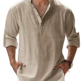 Piotr - Breathable Men's Linen Shirt