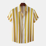 Breathable Striped Summer Shirt