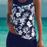 Trudy - Elegant tankini with tummy control effect and matching shorts
