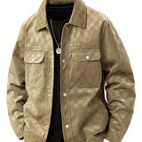 Plaid Suede Jacket
