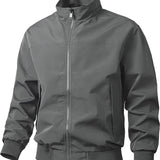 Elegant Windbreaker Bomber Jacket